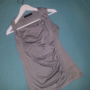 The Limited, Silver, Sleeveless Blouse